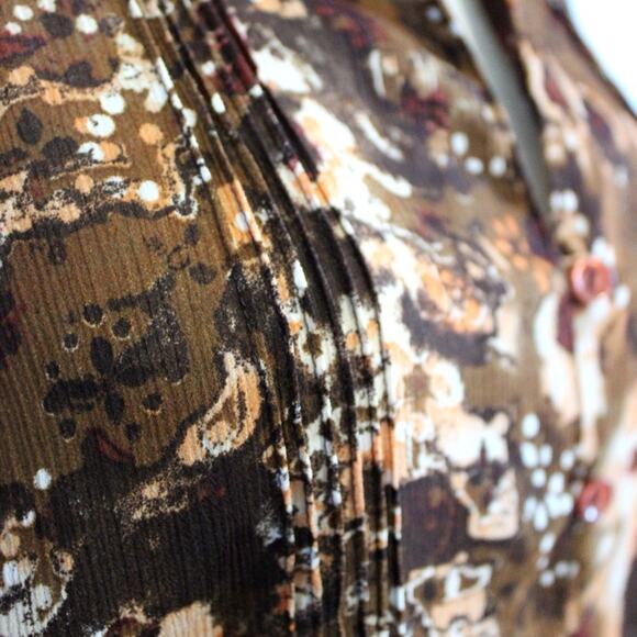 Sag Harbor Pintuck Pleated Lightweight Blouse Button Front Size 18 - Picture 4 of 7